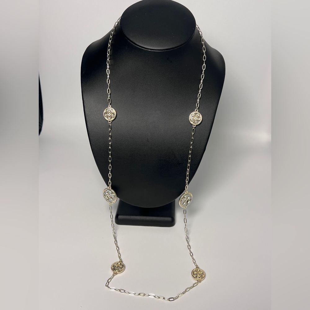 Statement Paperclip Chain Necklace - image 1